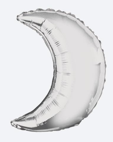 Globo Luna Plateada 24"