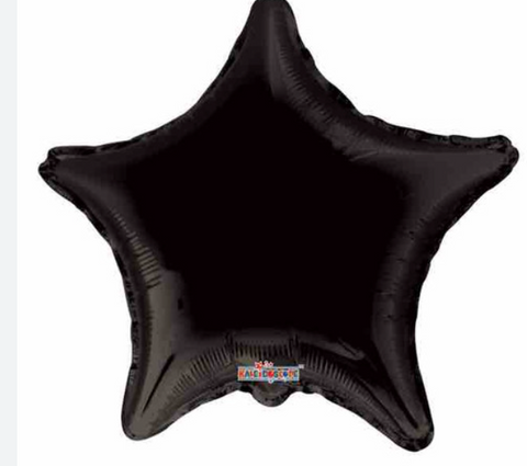 Globo Estrella Negro Super Shape