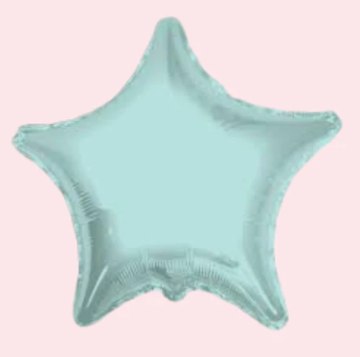 Globo Estrella Azul Acero 22”