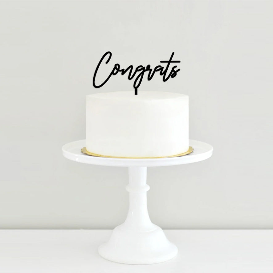 Cake Topper Congrats