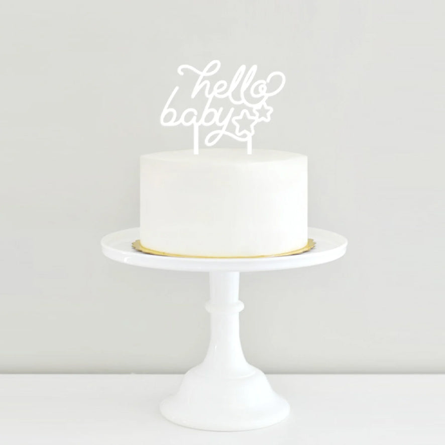 Cake Topper Hello Baby