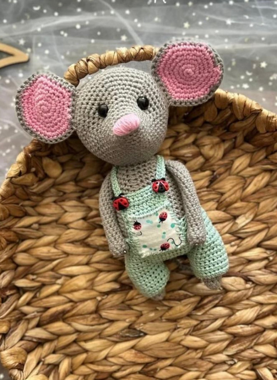 Ratón Pérez Crochet con puerta
