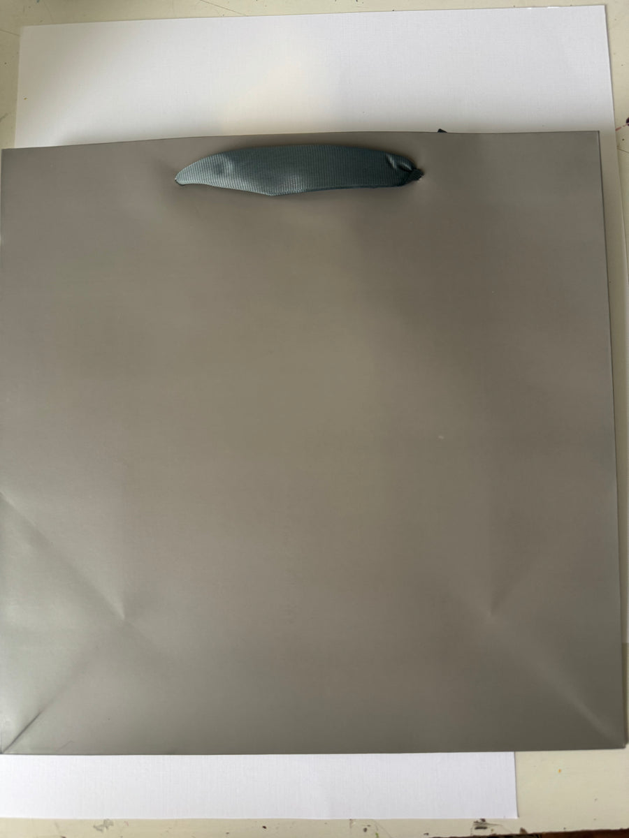 Bolsa de regalo gris Mediana