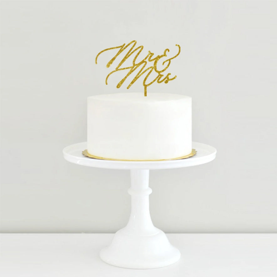 Cake Topper Mr & Mrs Dorado