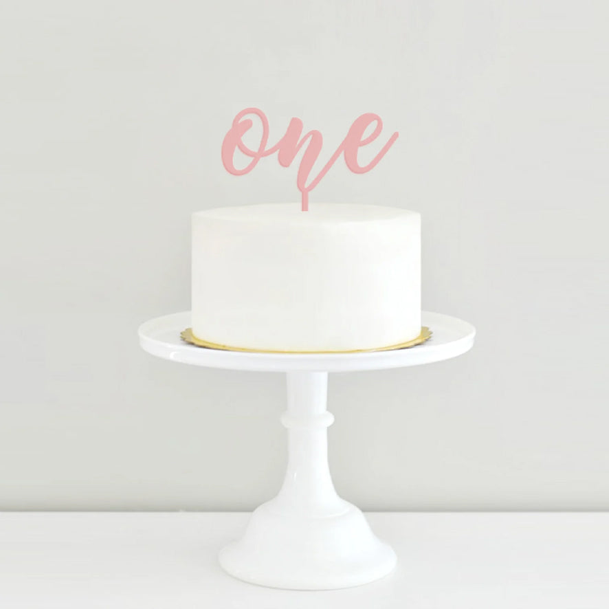 Cake Topper One Rosa