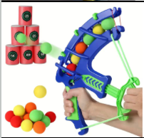 Pistola azul lanzabolas