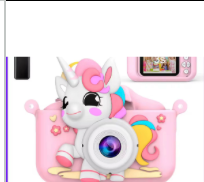 Cámara rosa unicornio