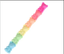 Plumón osito de colores