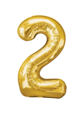Globo dorado metálico Jumbo #2