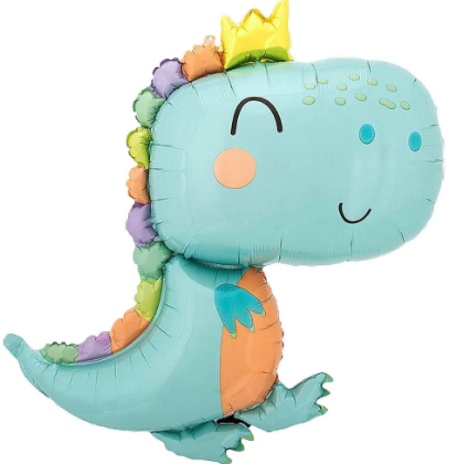 Globo Figura Dinosaurio Azul