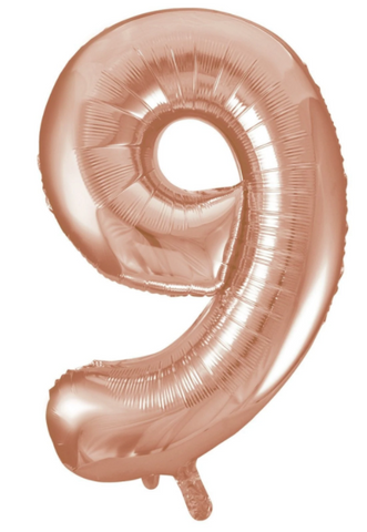 Globo Rose Gold Metálico Estandar # 9