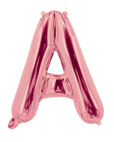 Globo Letra "A" Rosa