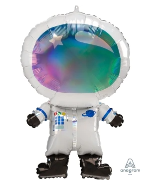 Globo Figura Astronauta Iridiscente