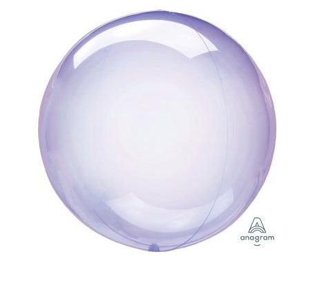 Globo Burbuja Crystal Clearz Morada