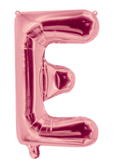 Globo Letra "E" Rosa