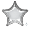 Globo Estrella Plata Metálico 22”