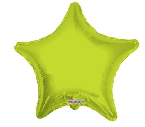 Globo Estrella Metálica Verde Kiwi 22"