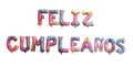Globo Frase Feliz Cumpleaños Arcoíris