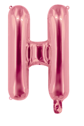 Globo Letra "H" Rosa