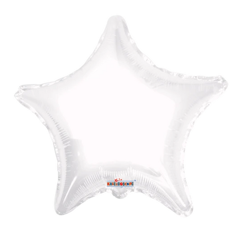 Globo Estrella Jelly Bean Blanco 22”