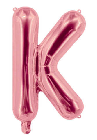 Globo Letra "K" Rosa