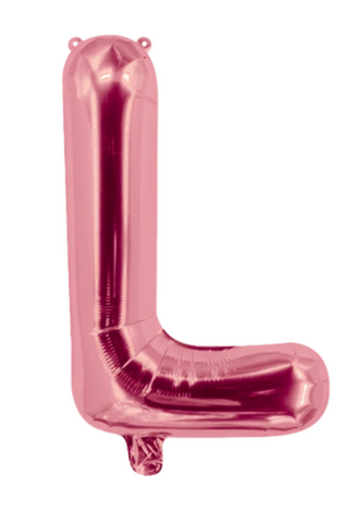 Globo Letra "L" Rosa
