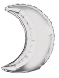 Globo Figura Luna Plateada 26