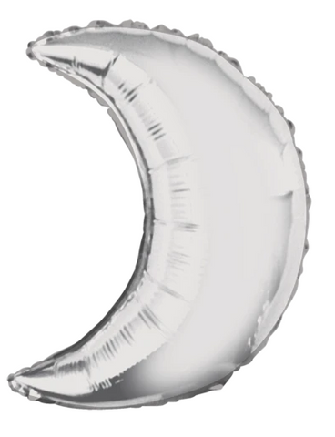 Globo Figura Luna Plateada 26"