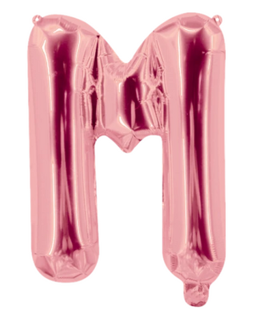 Globo Letra "M" Rosa