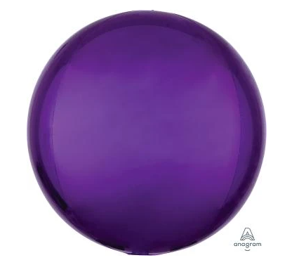 Globo Orbz Metálico Morado