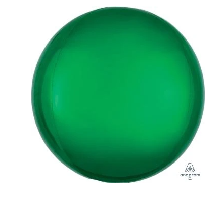 Globo Orbz Metálico Verde