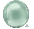 Globo Orbz Metálico Verde Menta Pastel