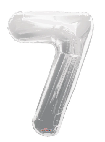 Globo Plateado Metálico Estándar #7