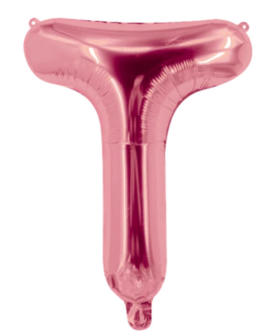 Globo Letra "T" Rosa