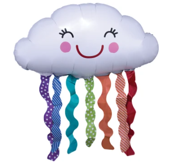 Globo Figura Arcoíris Nube