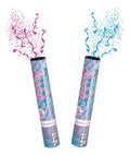 Cañon Bazooka Gender Reveal Confetti Azul
