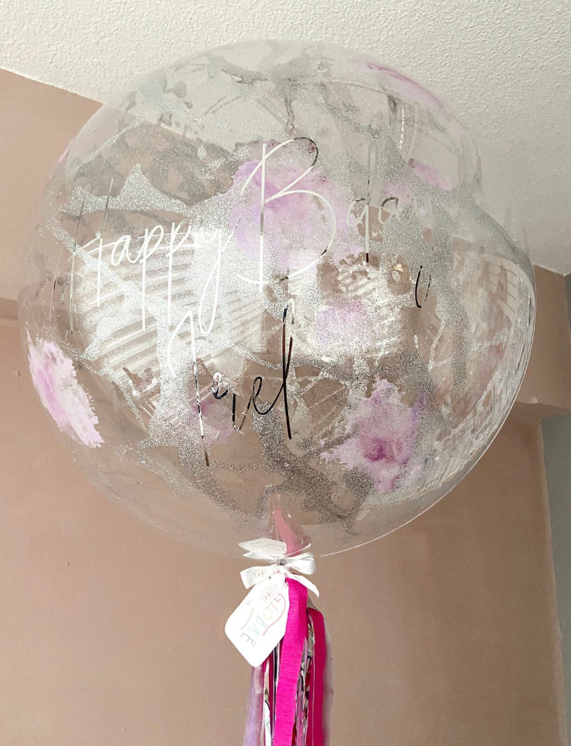 Bouquet Burbuja Collage Rosa