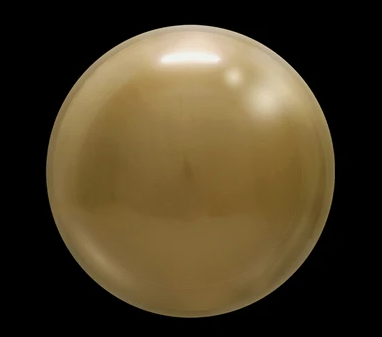 Globo Burbuja Lisa Dorado 36"