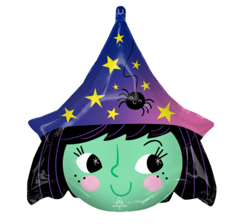 Globo Figura Cabeza de Bruja