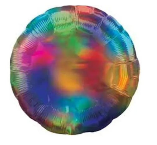Globo Circulo Arcoíris Iridiscente
