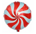 Globo Circulo Caramelo Rojo