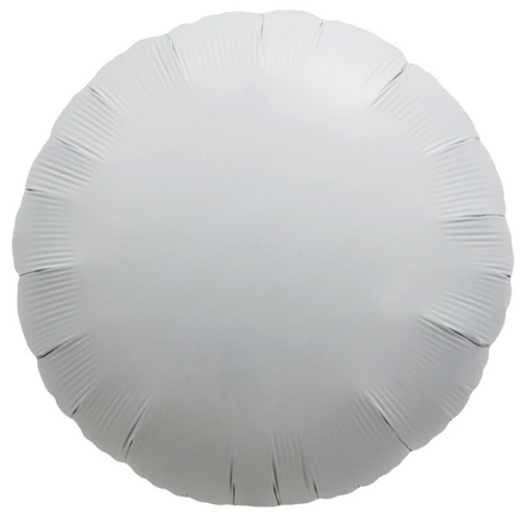 Globo Circulo Metálico Blanco