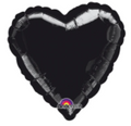 Globo Corazón Jumbo Negro