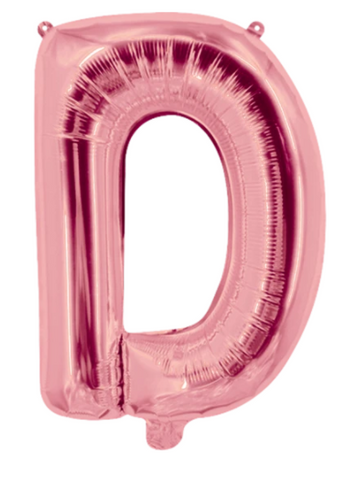 Globo Letra "D" Rosa