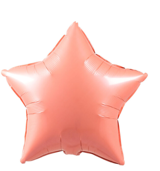 Globo Estrella Coral 22”