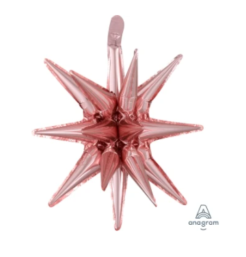 Globo Estrella Mágica Rose Gold 50cm