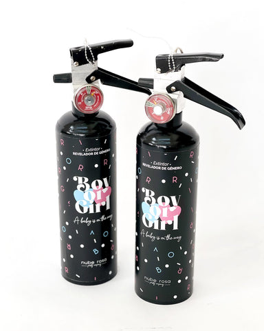 Extintor Gender Reveal Azul