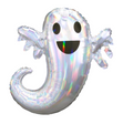 Globo Fantasma Plateado Iridiscente