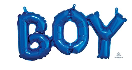 Globo Frase Boy Azul Super Shape