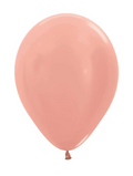 Globo Metal Dorado Rosa 12”